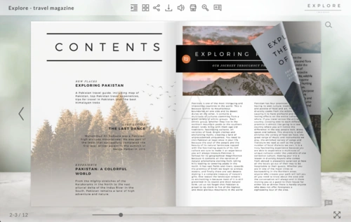 example of a digital magazine
