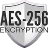 AES-256 encryption logo