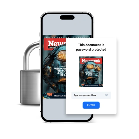 password protected flipbook