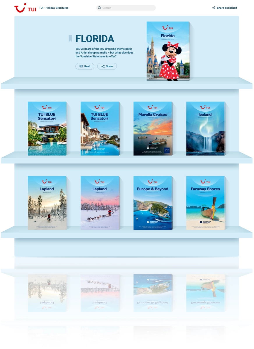 Virtual Bookshelf digital bookshelf for flipping books