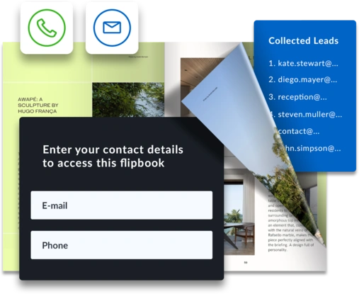 a lead form that you can add to a pdf