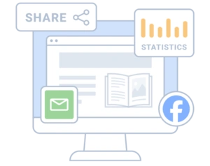 sharing and tracking a flipbook