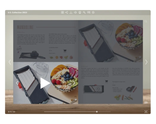 a slideshow that you can add to a pdf