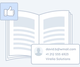 graphic symbolizing capture lead details