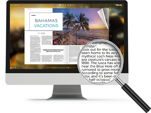 text vector quality in an online magazine