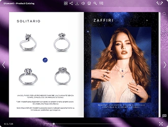 diamanti digital catalog as a flip book example