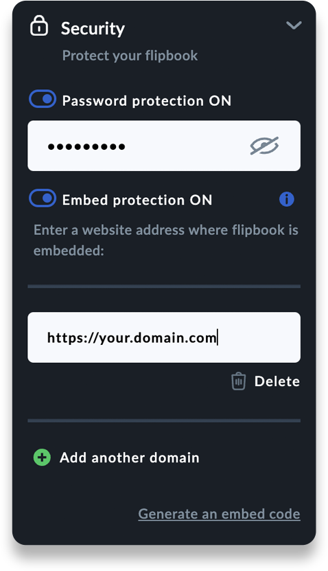 password input window preview