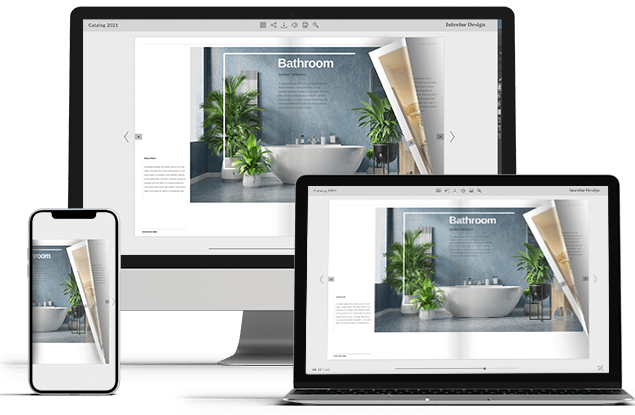 Catalogue en ligne – design interactif