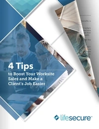 présentation en ligne de lifesecure sous forme de flip book exemple