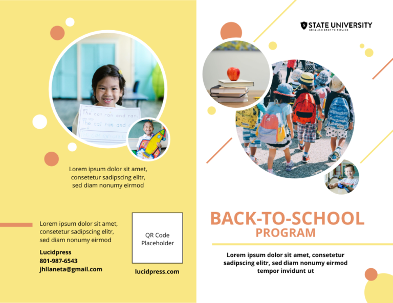 back to school brochure