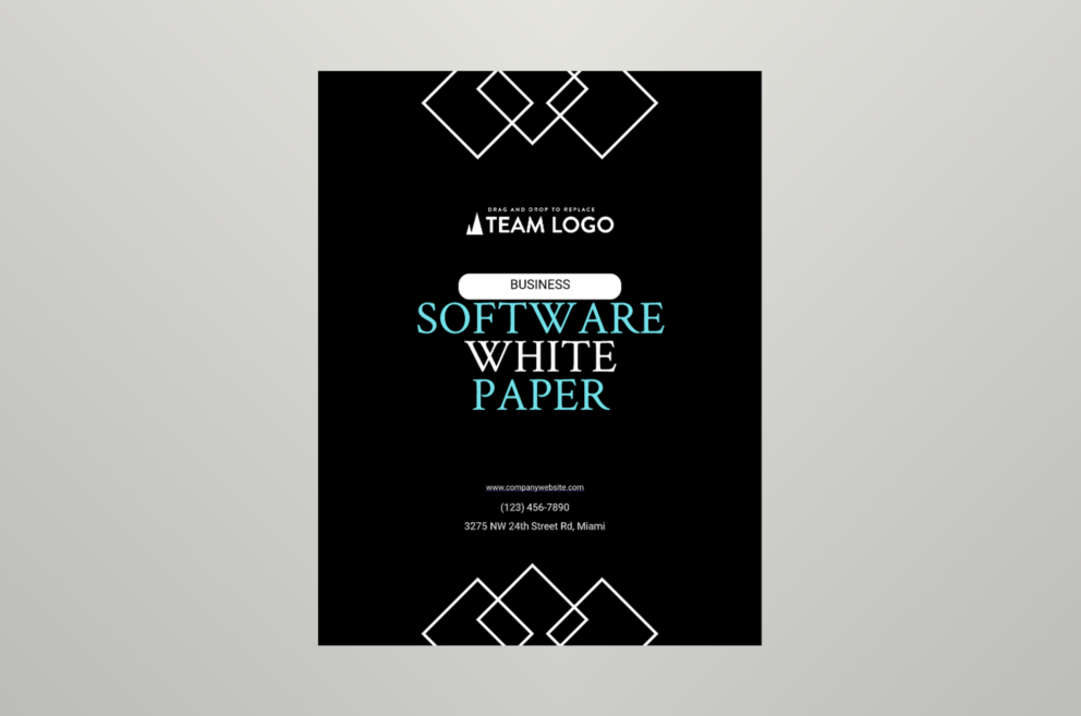 black and white paper designs