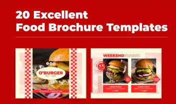 20 Excellent Food Brochure Templates