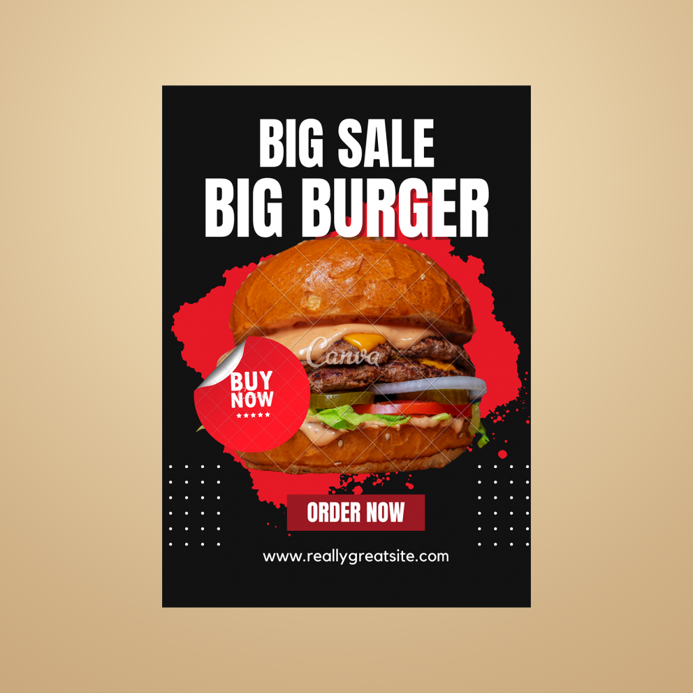 folleto de big burger