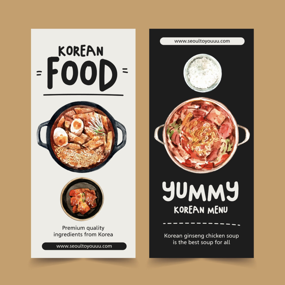 food brochure design inspiration