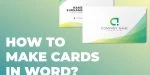 ¿Cómo hacer tarjetas en Word?