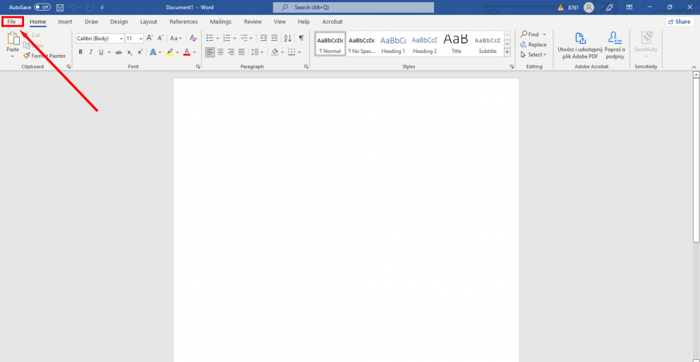 comment faire une carte dans word