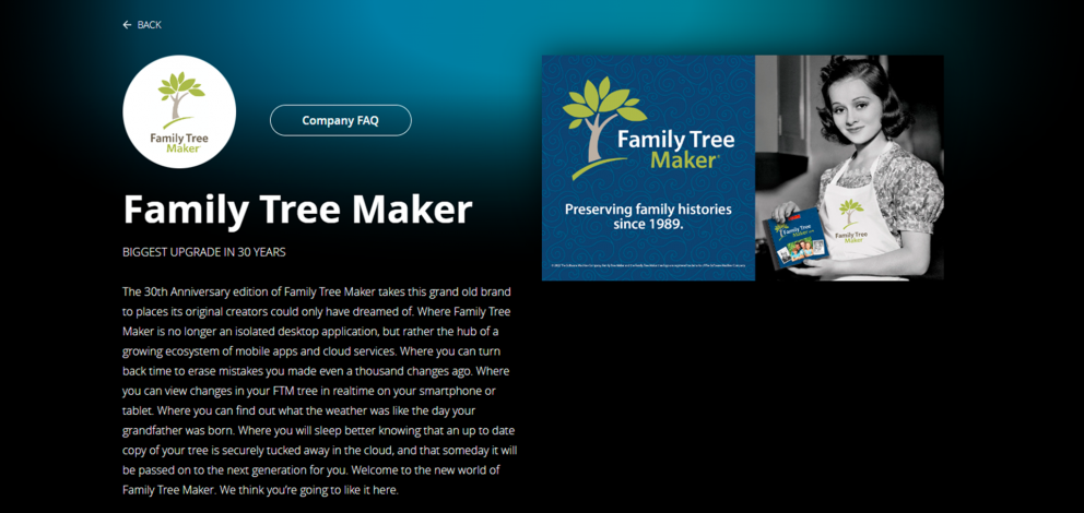 family tree maker software