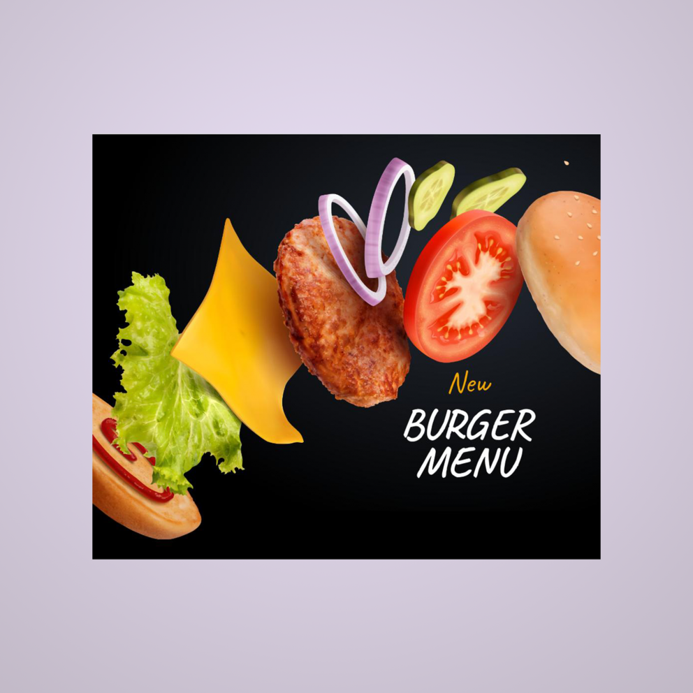 burger menu template