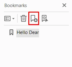 add bookmark icon