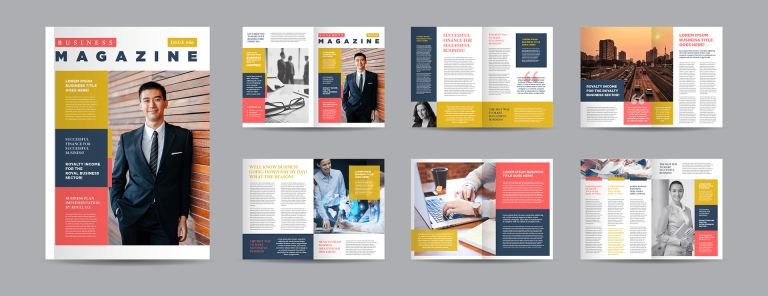 business magazine design inspiration