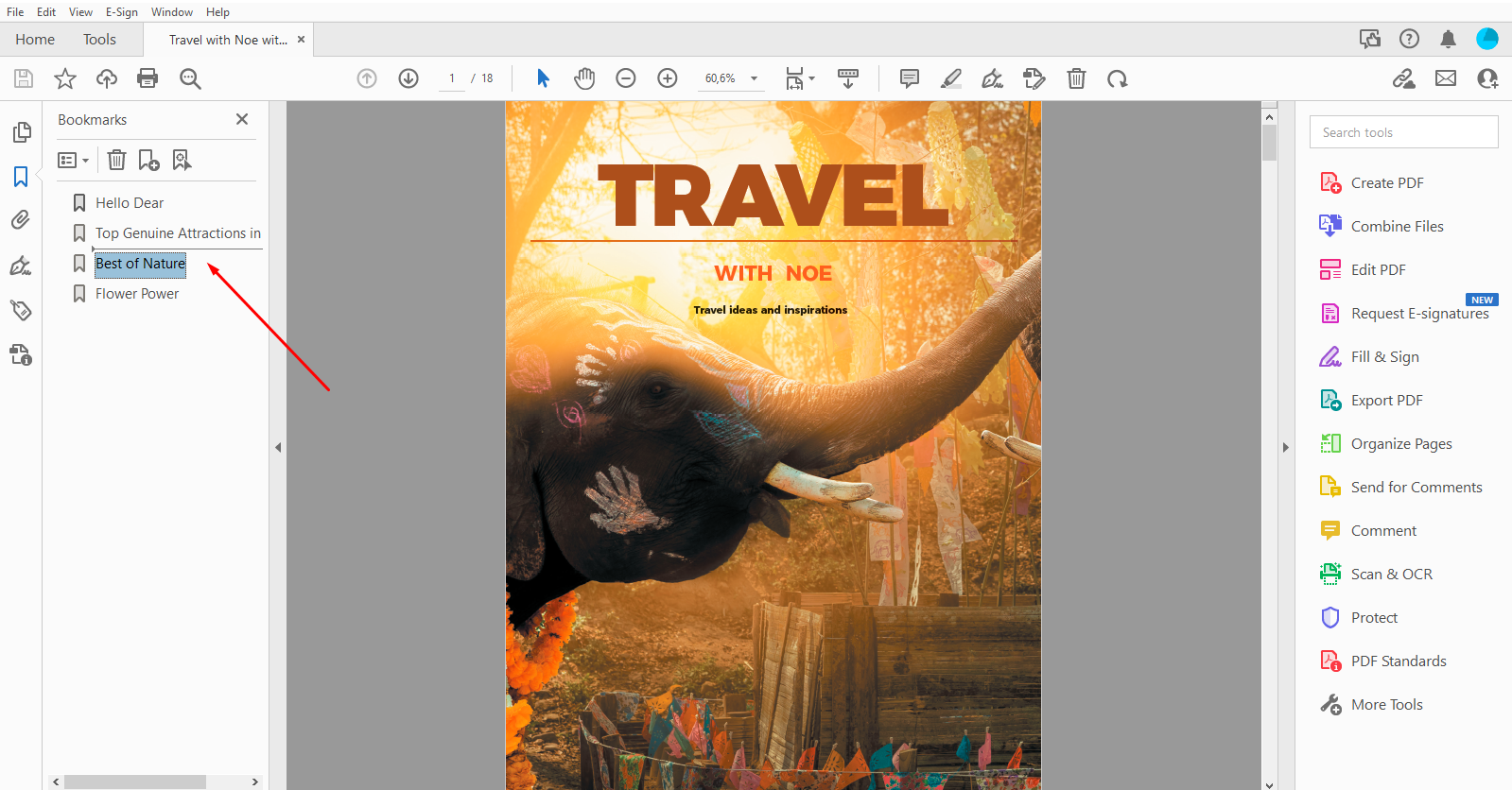 How to create a table of contents in adobe acrobat 