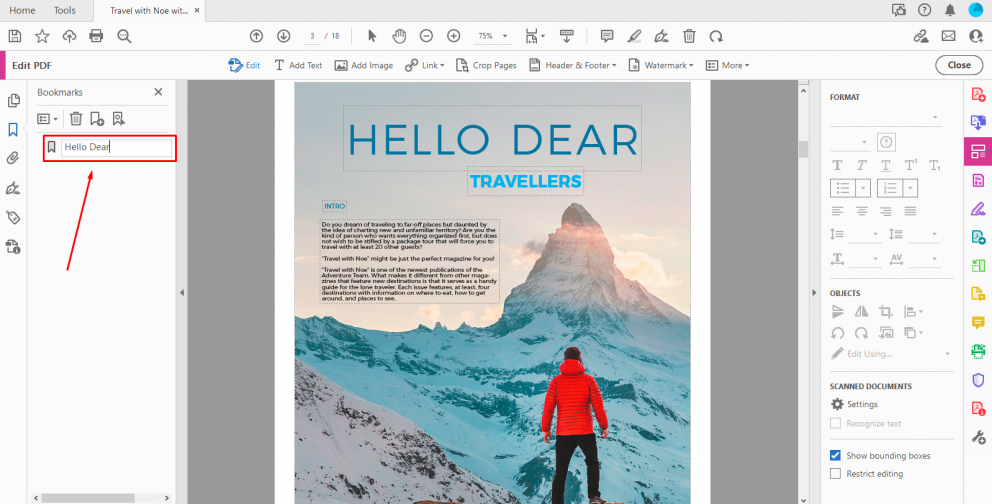 How to create a table of contents in Adobe Acrobat?