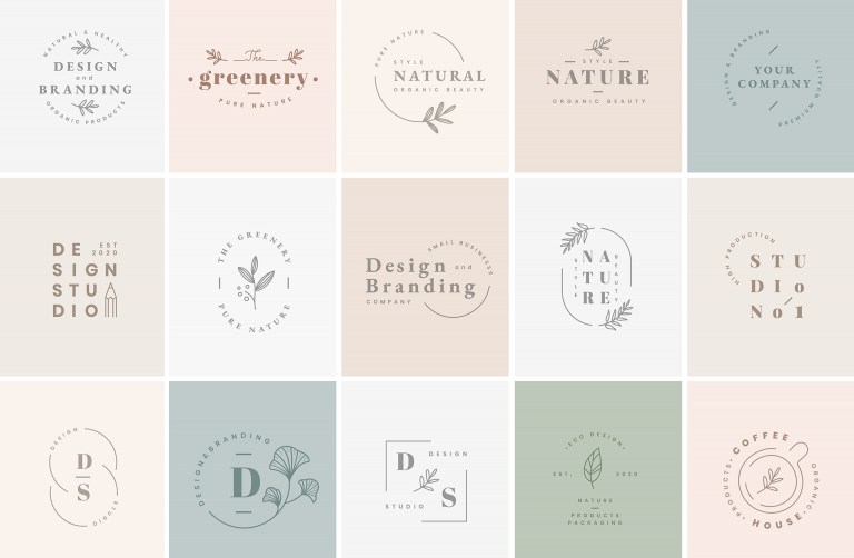 plantillas de logotipos de marcas 