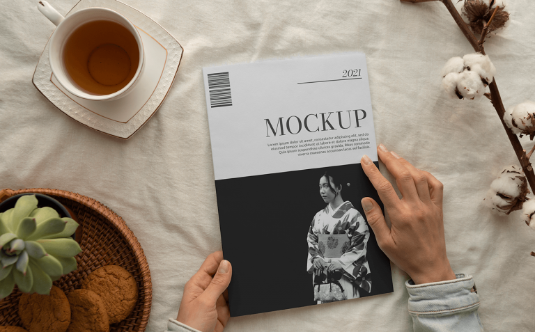 magazine mock up