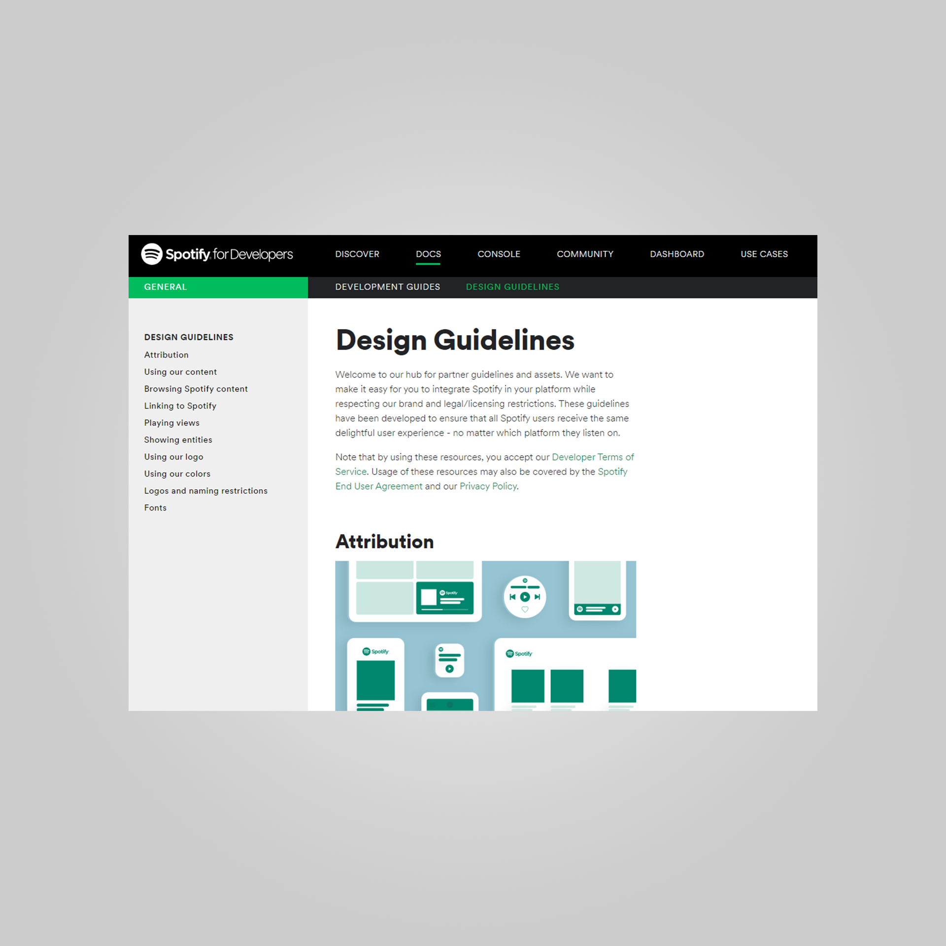 guide de style spotify