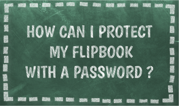 how can I protect my flipbook with a password