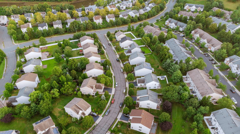 a view from a drone