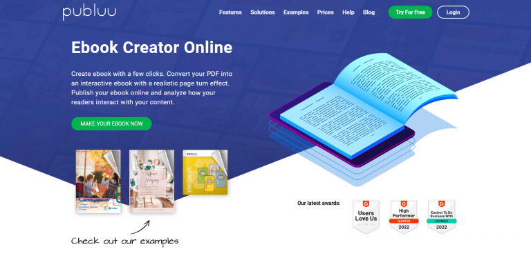 Publuu Ebook Creator en ligne