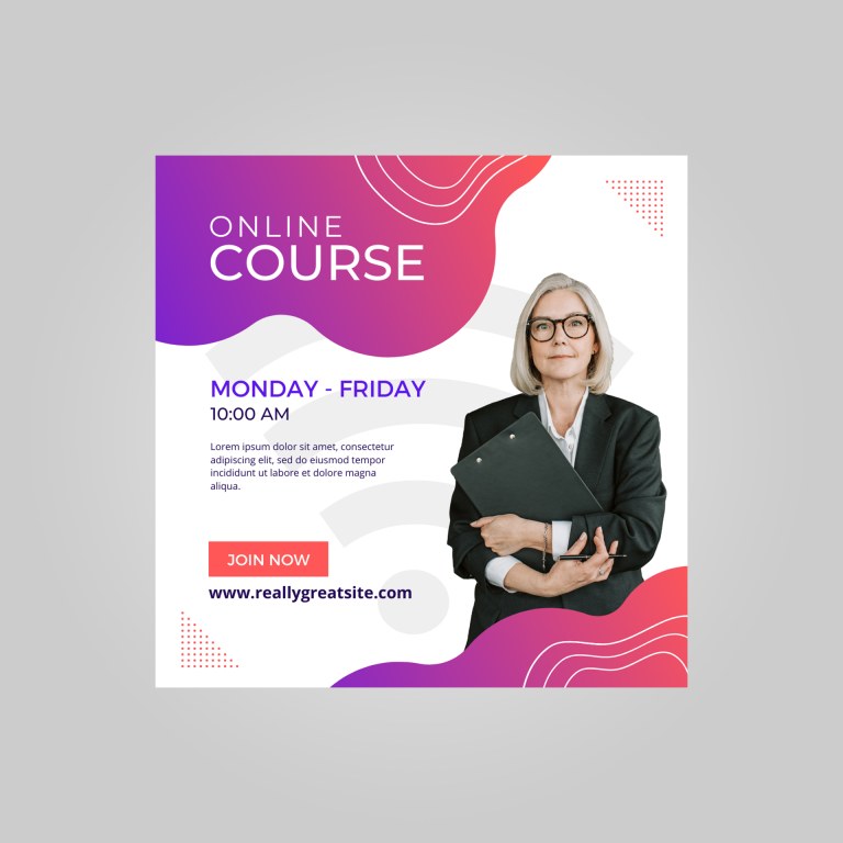 online course template