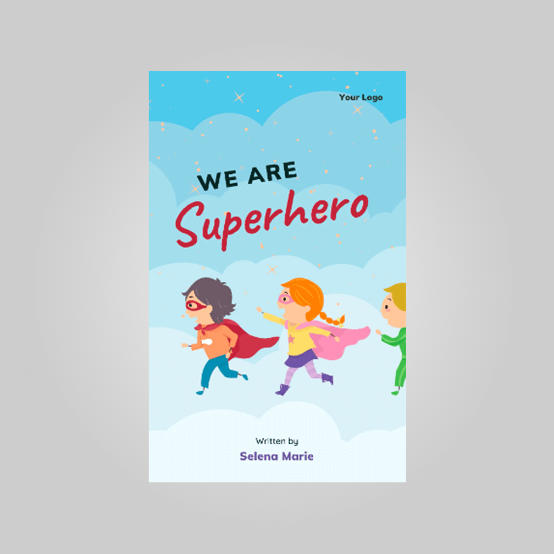superhero book cover
