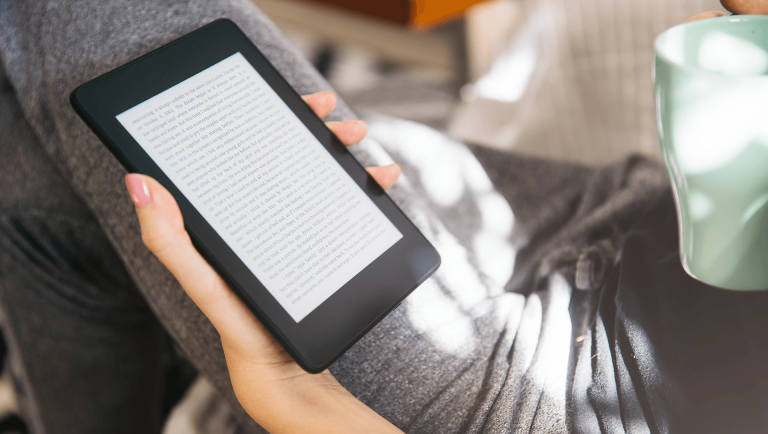 lesen eines ebooks auf kindle