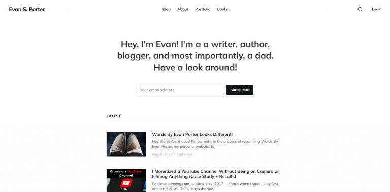 Evan S.Porter portfolio