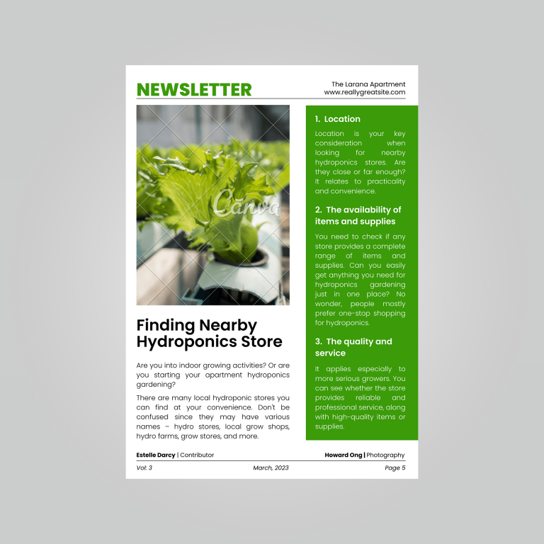 newsletter von green nature