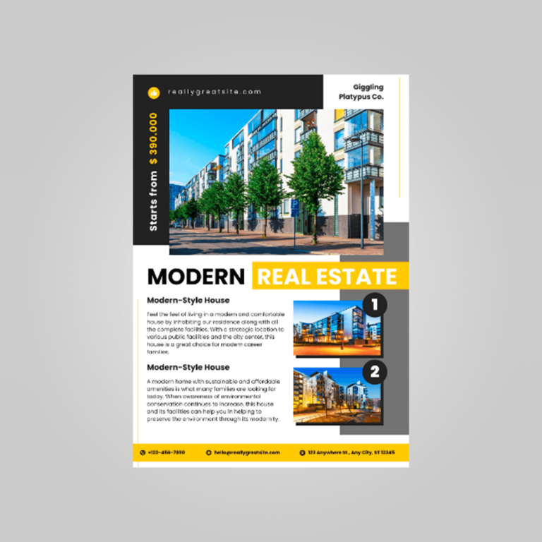 modern real estate newsletter