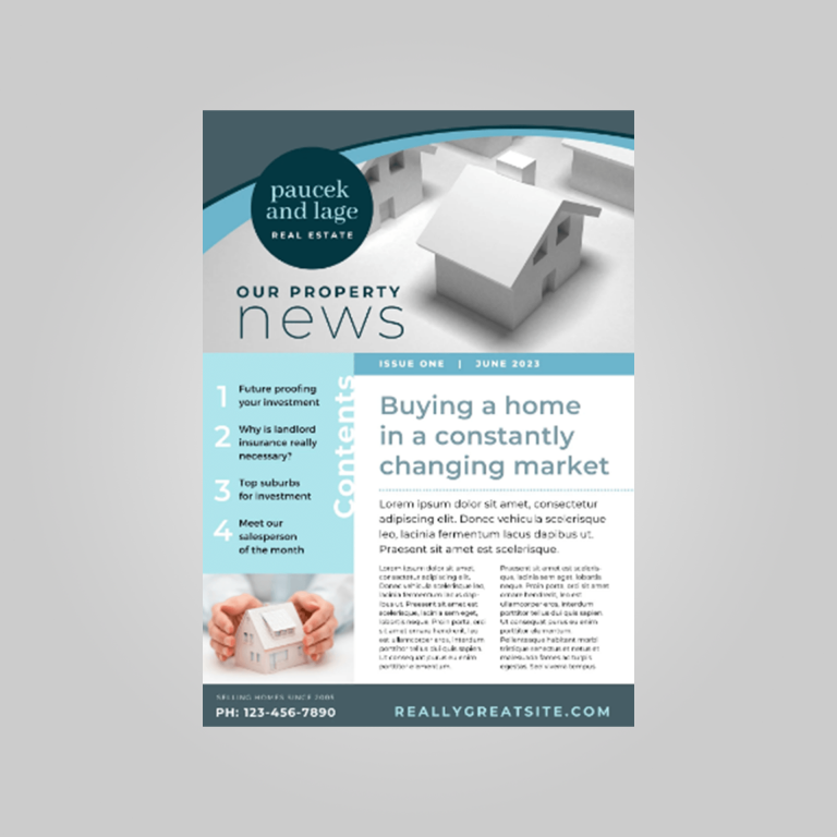 property news email marketing