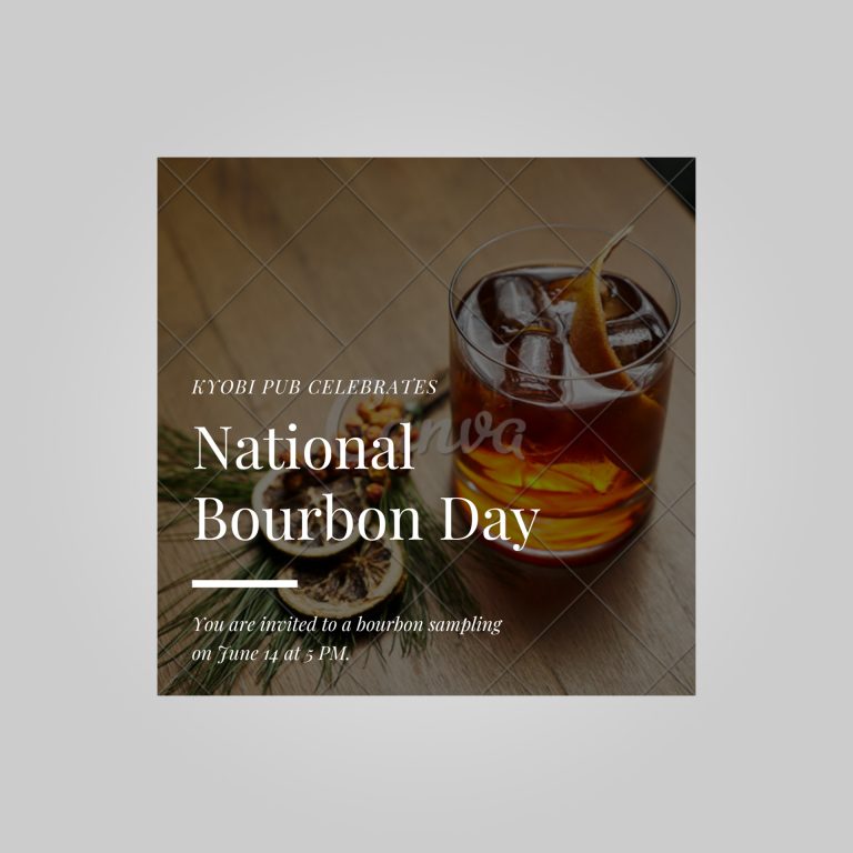 gráfico del día nacional del bourbon