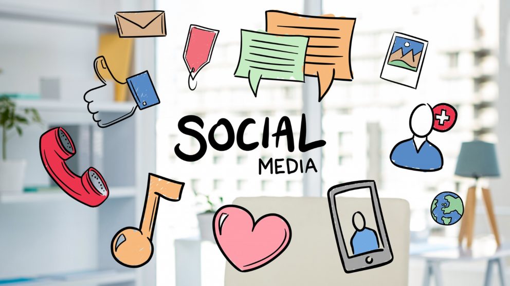 social media content graphics