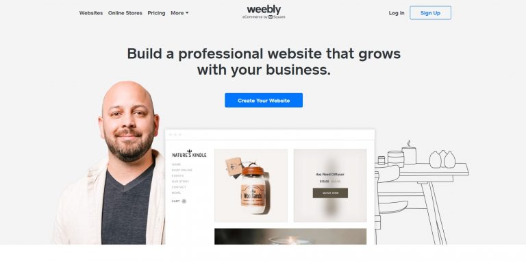 sitio web weebly