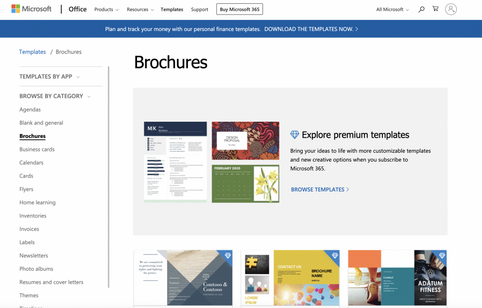 Microsoft Office - wzór broszury