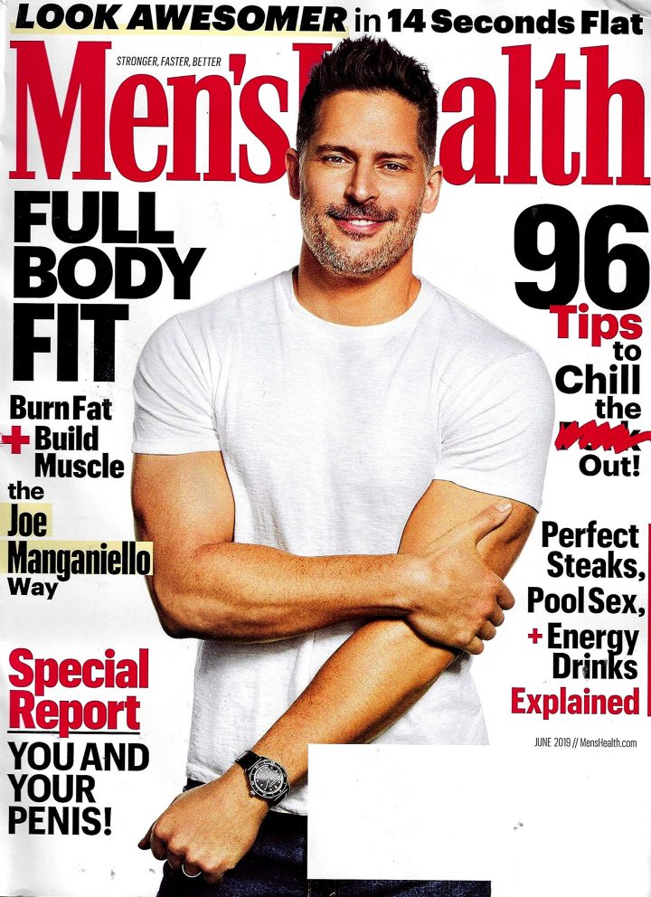 Men's health magazine cover