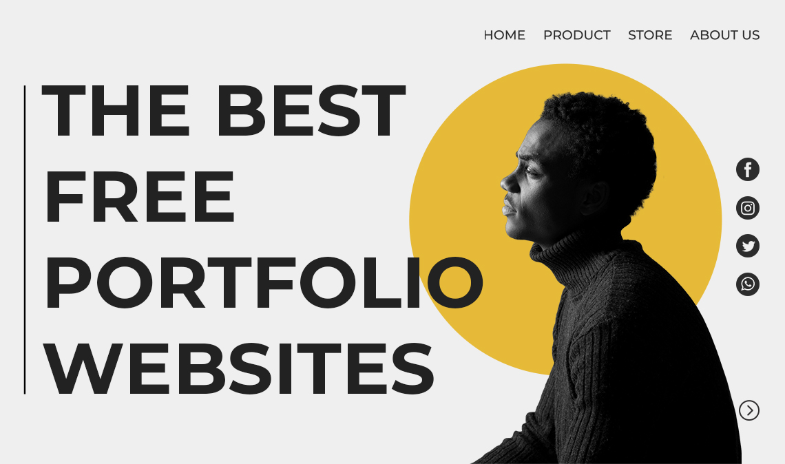 graphic designer portfolio website