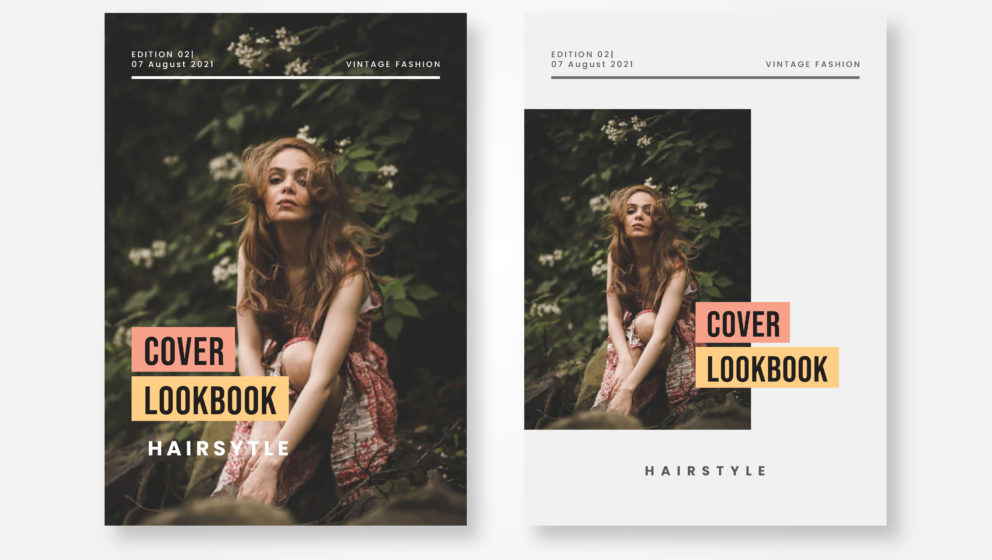 Fashion lookbook cover