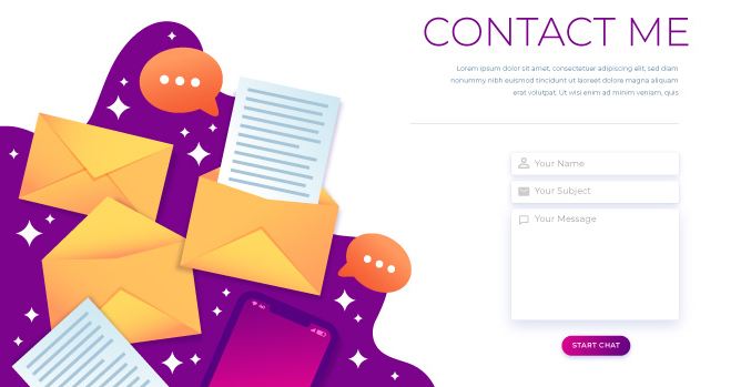 Portfolio Formulaire de contact