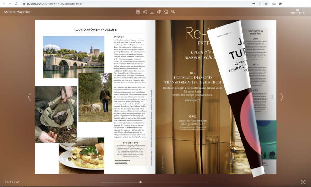 Online-Magazin Beispiel