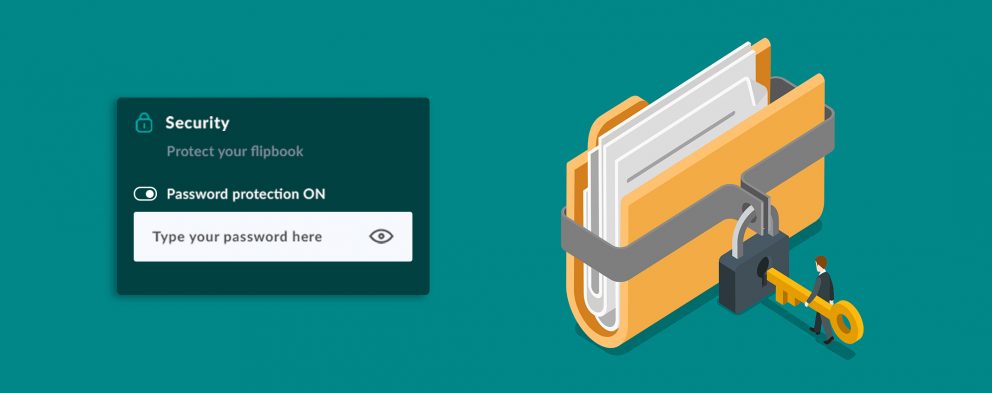 Protect your flipbook by password
