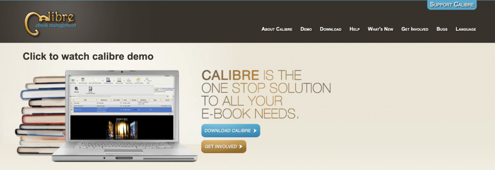 Convertisseur d'ebook Calibre